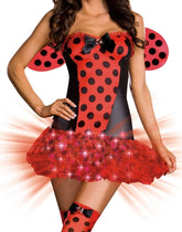 Light Me Up Ladybug Costume -disc Fancy Dress Ups